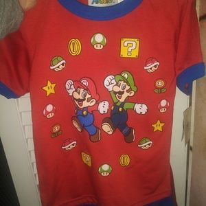NEW BOYS SZ 6 SUPER MARIO SHORTS SET